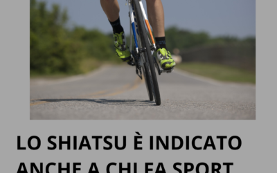 Lo shiatsu per gli sportivi